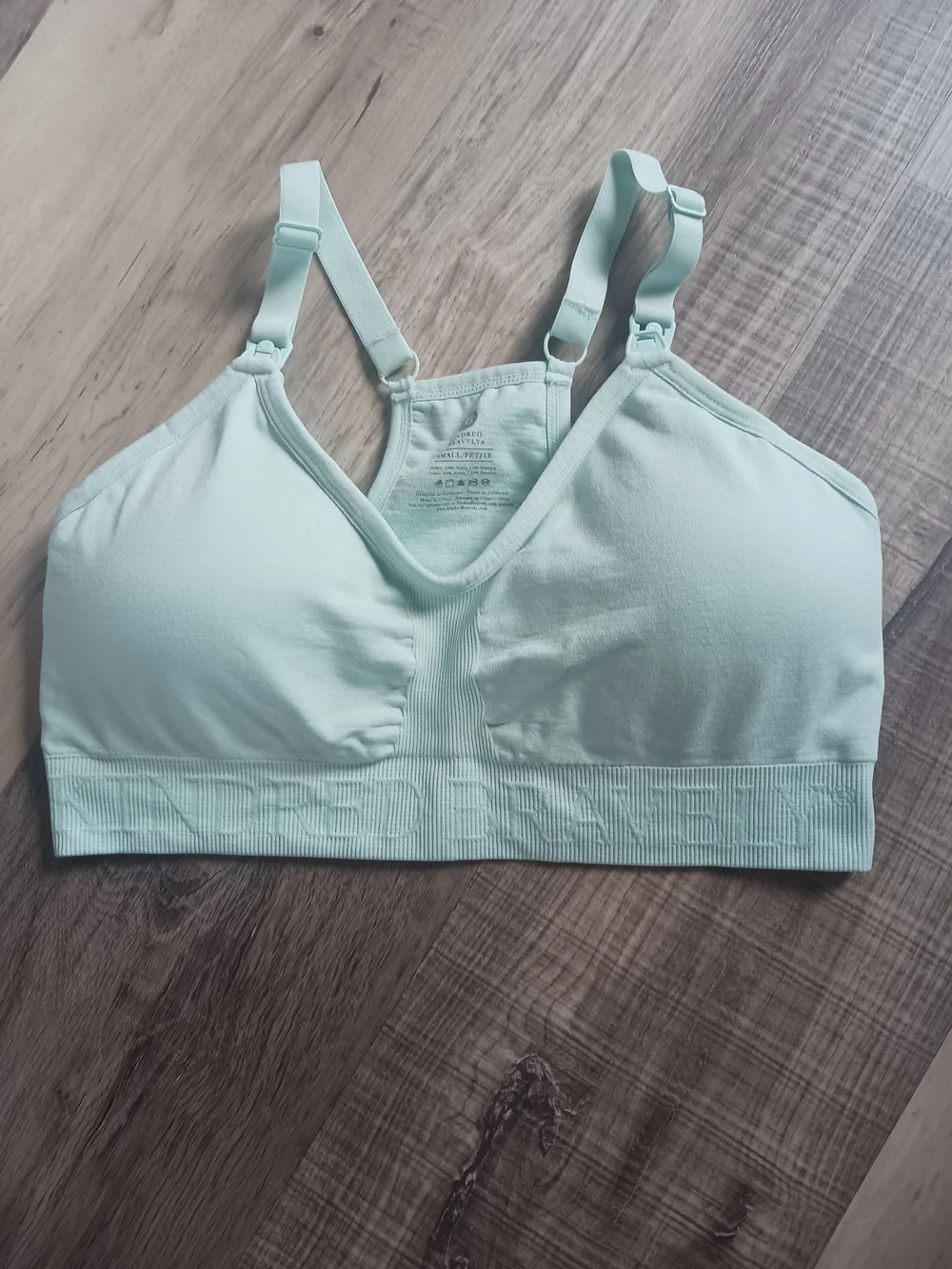 NEW Kindred Bravely Mint Seamless Nursing & Pumping Sports Bra